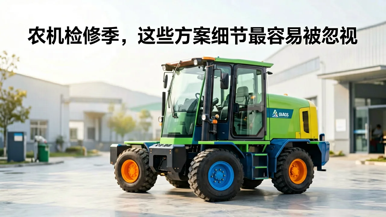 农机检修季，这些方案细节最容易被忽视